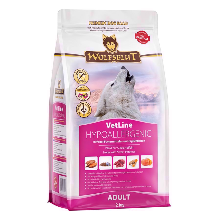 WolfsBlut VetLine Hypoallergenic mod foderintolerance, 2 kg