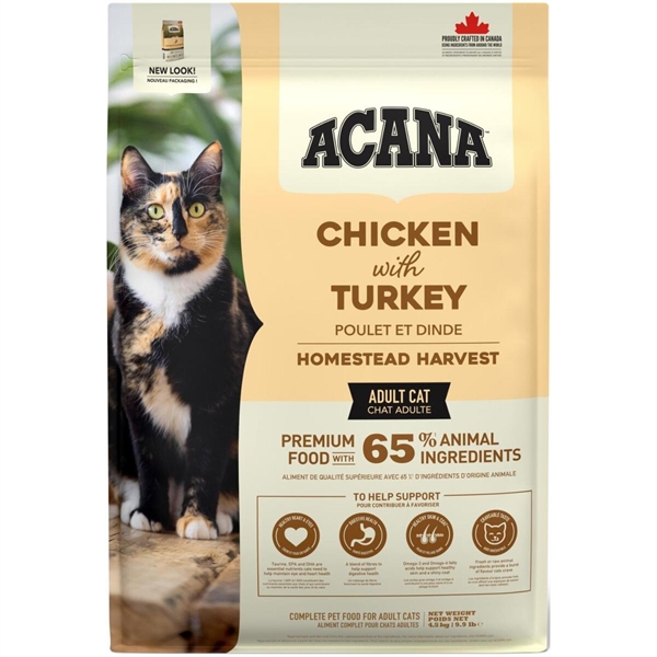 Acana Homestead Harvest, Adult Kat, 4,5 kg