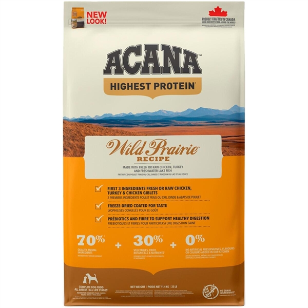 Acana Wild Prairie Hundefoder, 11.4 kg