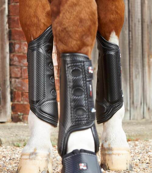 Premier Equine Carbon Tech Air Cooled Eventing Boots -bagben - Sort, S