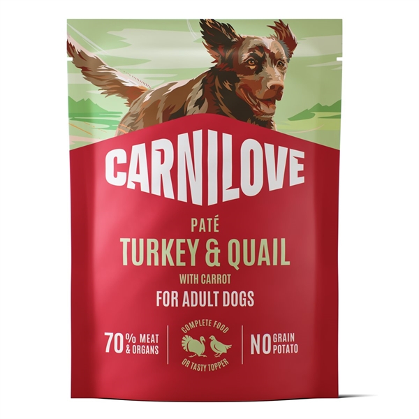 Carnilove Pouch Paté Quail, 300g
