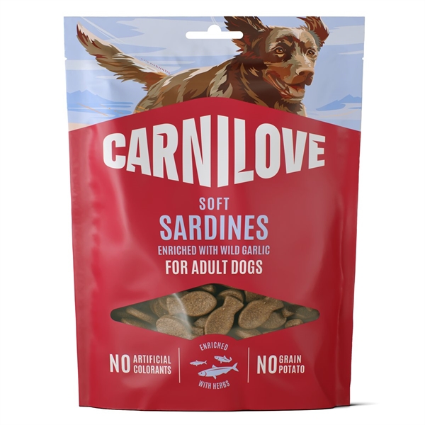 Carnilove Semi Moist Snack Sardines, 200g