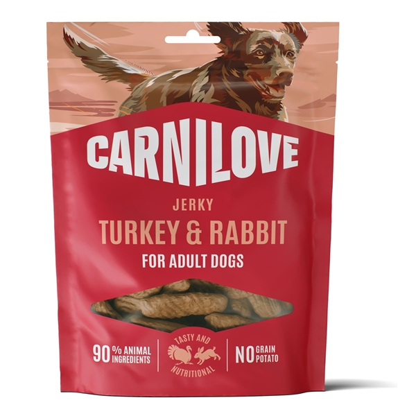 Carnilove Meat Jerky, Turkey & Rabbit