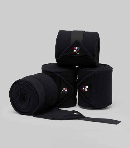 Premier Equine Polo Fleece bandager - Sort