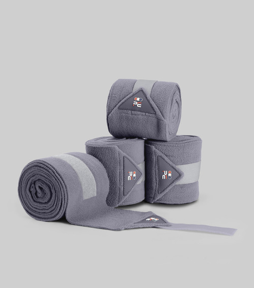 Premier Equine Polo Fleece bandager - Grå