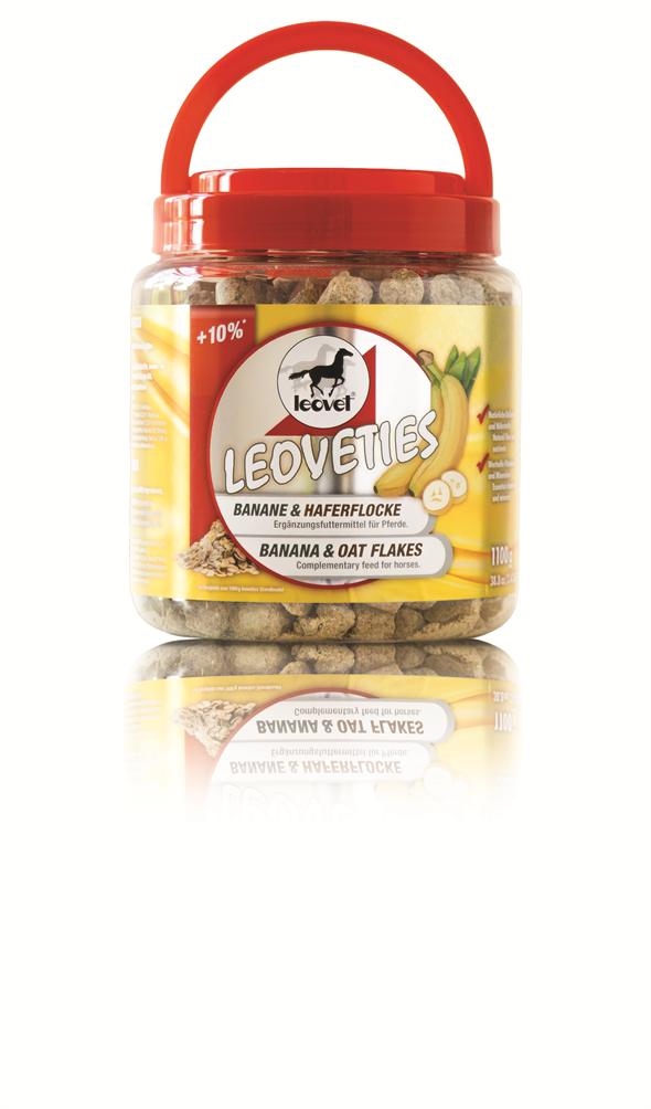 Leoveties hestebolsjer - Banan og havregryn