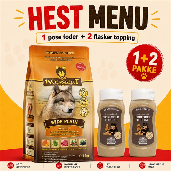 WolfsBlut Wide Plain Menu med Avlskovgaard
