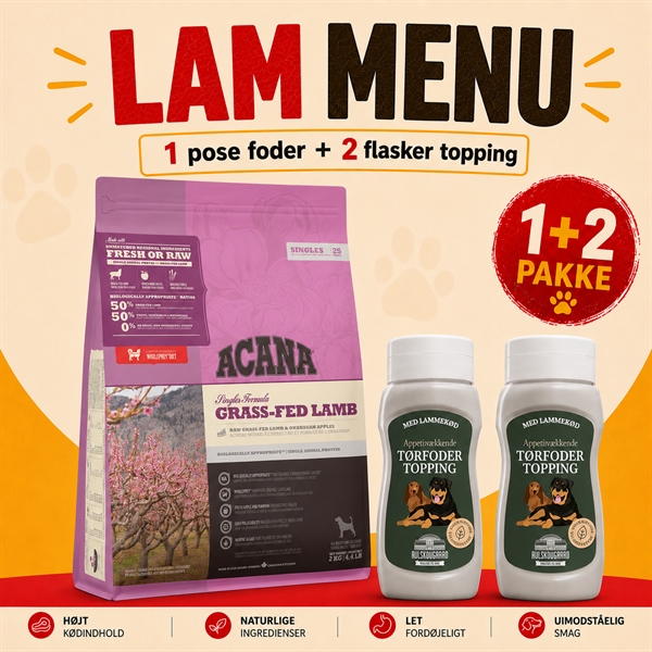 Acana Grass-fed lamb Menu med Avlskovgaard