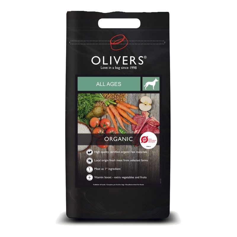 Olivers Adult Organic Økologisk, 8 kg