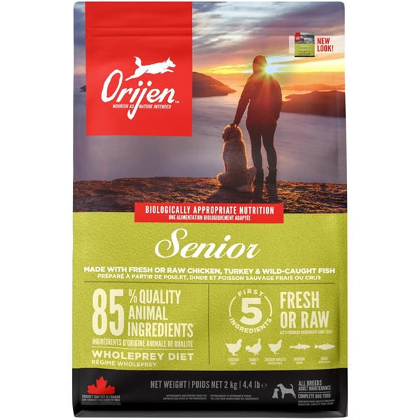 Orijen Senior med fjerkræ og fisk, 2 kg