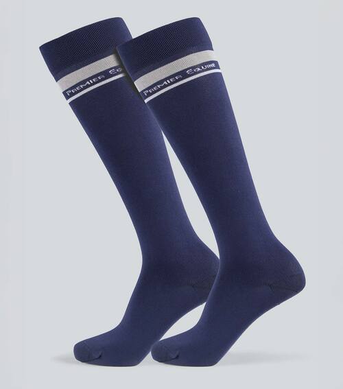 Premier Equine Sports ridestrømper - Navy, Small
