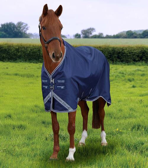 Premier Equine Stratus 600D Series - 0g - Navy, 5,0" (115cm)