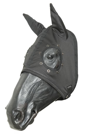 Wahlsten Glittery maske med ører og trykknapper