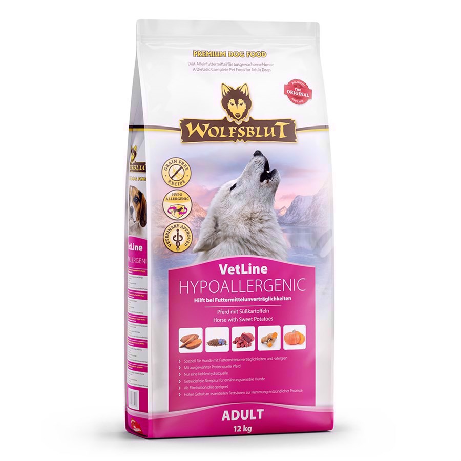 WolfsBlut VetLine Hypoallergenic mod foderintolerance, 12 kg