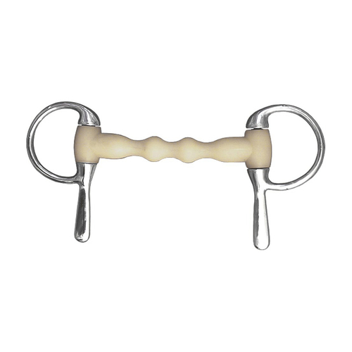 Happy Mouth travbid med parerstænger -Lige - 11,5cm