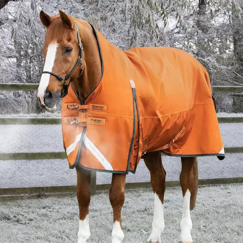 Premier Equine Buster Hardy 400g dækken - Orange - 5,0  115cm
