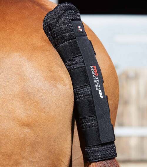 Premier Equine Waffle halebeskytter - Sort