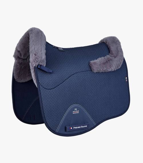 Premier Equine Close Contact Airtechnology Shockproof Wool  - Dressur - Navy/grå