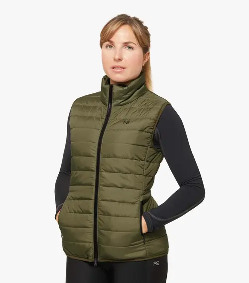 Premier Equine Dante ridevest - Olive - 34