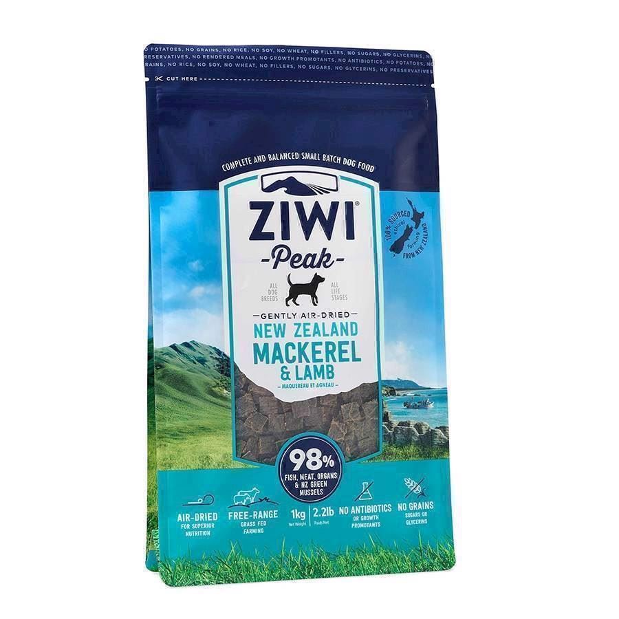 ZiwiPeak Dog Air-Dried Makrel og lam, 2.5 kg
