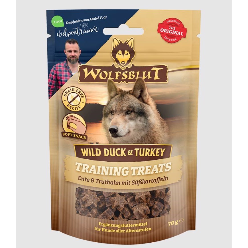 Wolfsblut Training Treats Wild Duck, 70g