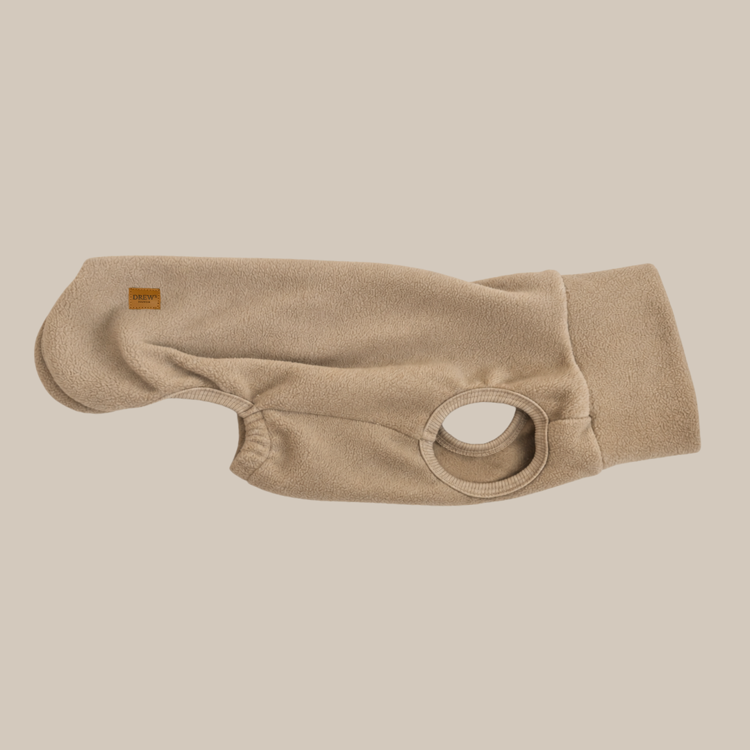 Kyoto / Fleece hundesweater gravhund (beige) - 1