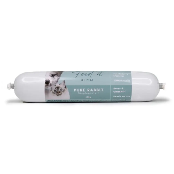 Feed´It og Treat Pure Rabbit, 400g