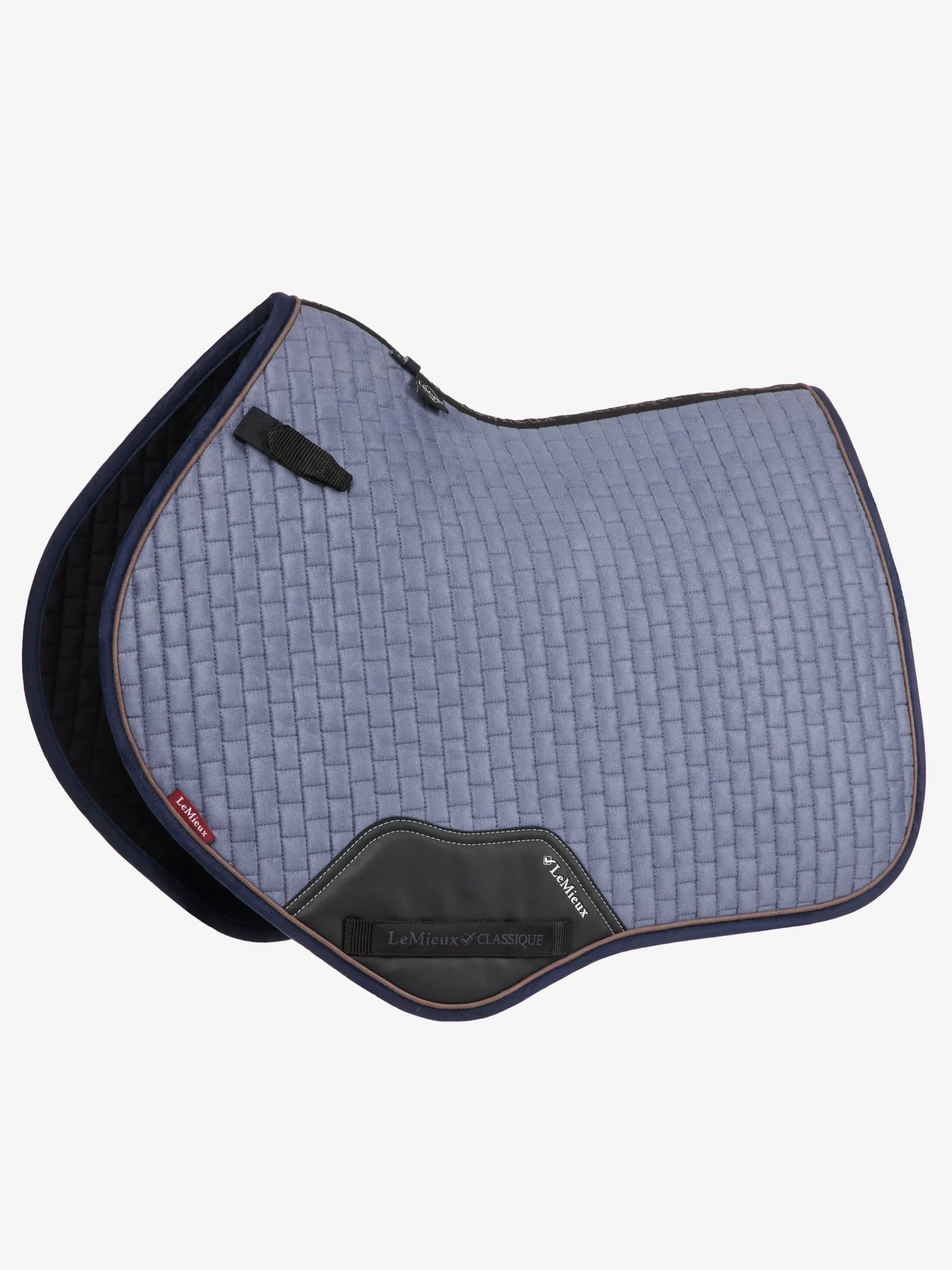 LeMieux Classique Suede springunderlag - Jay Blue - Cob
