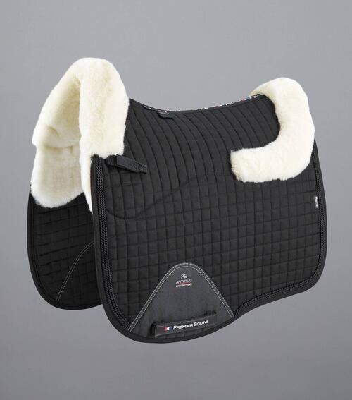 Premier Equine European CC Merino dressurunderlag - Sort/Natur