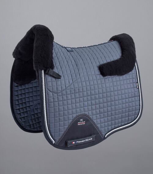 Premier Equine European CC Merino dressurunderlag - Grå/Black