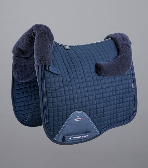Premier Equine European CC Merino dressurunderlag - Navy/Navy