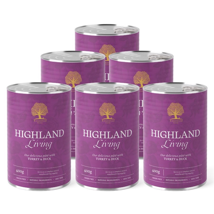Essential Highland Living Paté, 400g, 6 stk