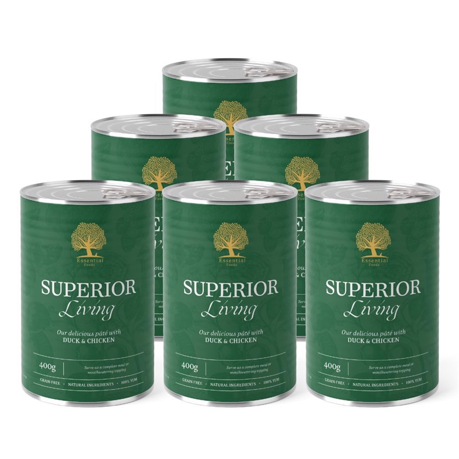 Essential Superior Living Paté, 400g, 6 stk