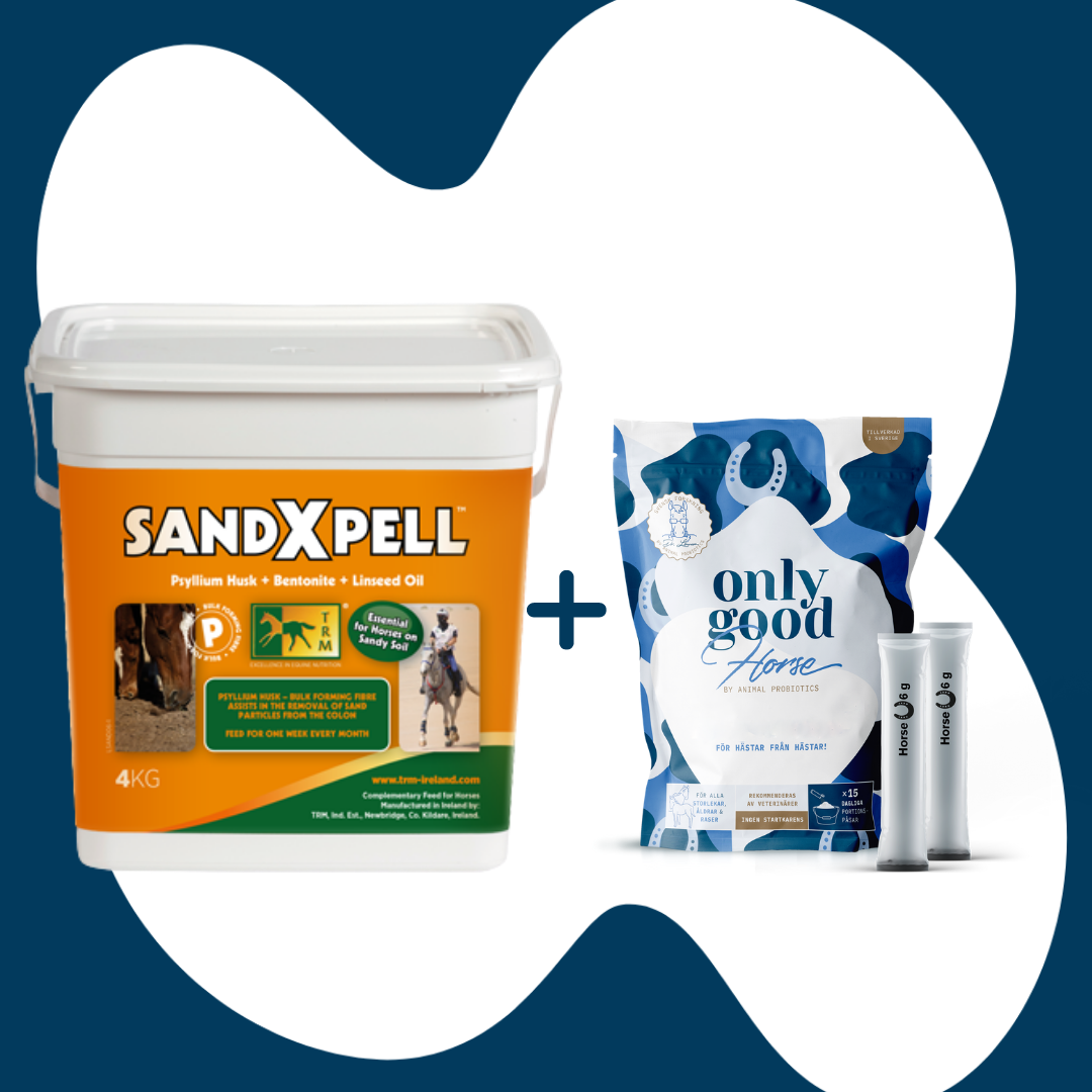 Kombipakke SandXpell 4kg & OnlyGoodHorse - SandXpell og 1 pose OnlyGoodHorse