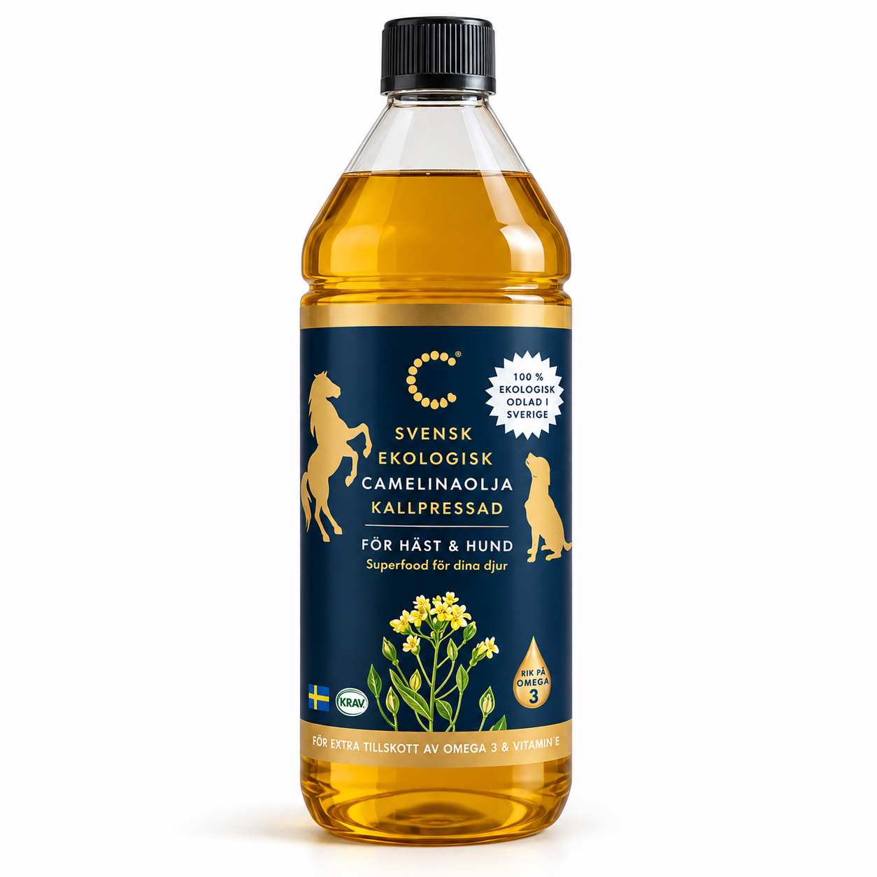 Camelina olie økologisk - 1 Liter