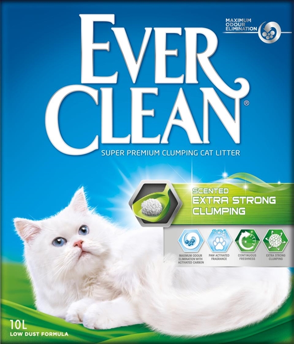 Ever Clean Extra Strength Scented kattegrus, 10 liter