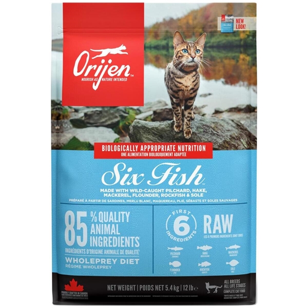 Orijen Cat Six Fish, 5,4 kg